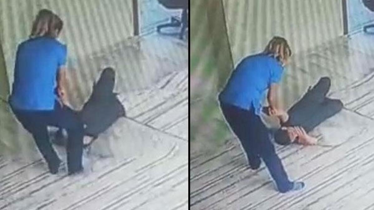 Engelli öğrenciye darp iddiasında kamera kayıtları ortaya çıktı