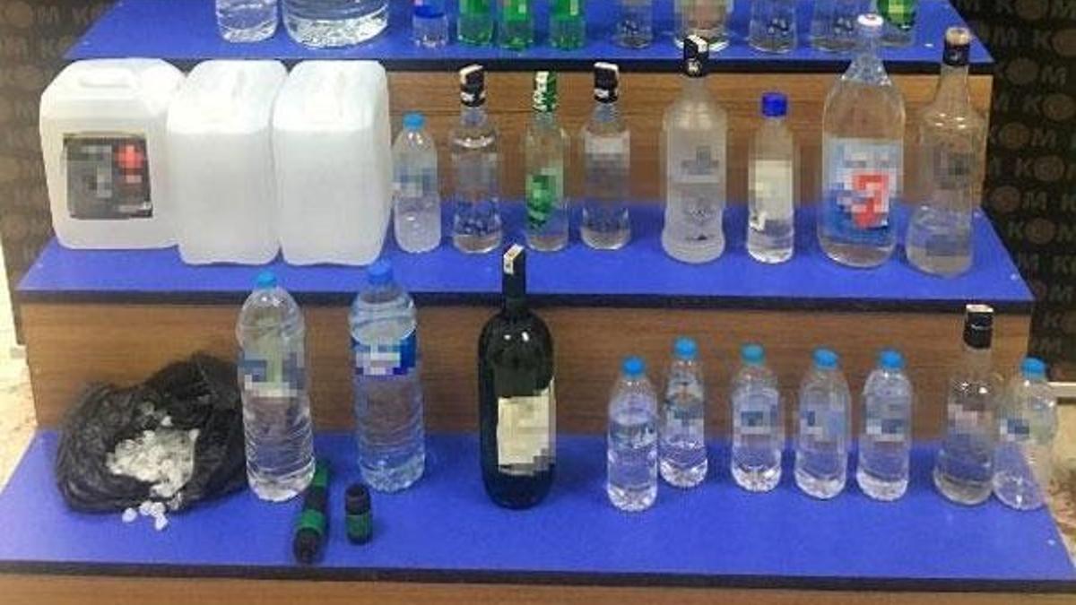Edirne’de sahte içki operasyonu