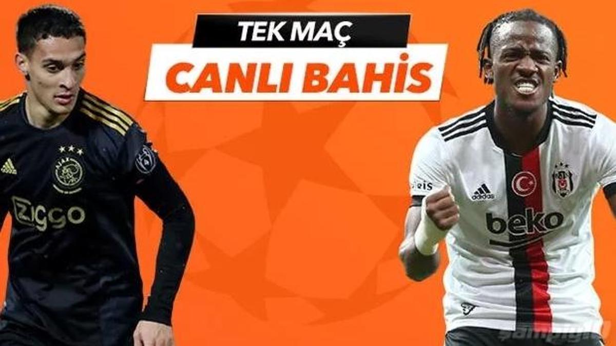 Ajax - Beşiktaş maçı Tek Maç ve Canlı Bahis seçenekleriyle Misli.com’da