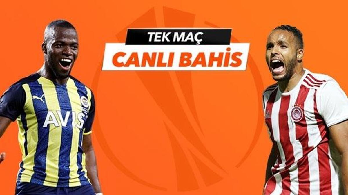Fenerbahçe - Olympiakos maçı Tek Maç ve Canlı Bahis seçenekleriyle Misli.com’da