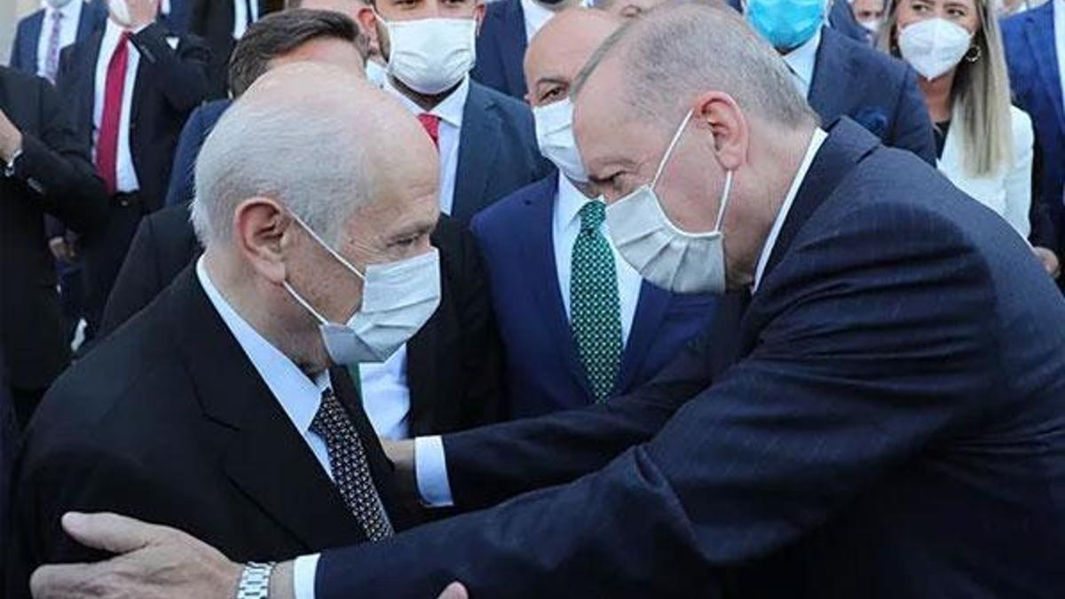 Cumhurbaşkanı Recep Tayyip Erdoğan ile Devlet Bahçeli görüştü