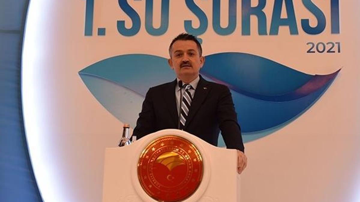 Bakan Pakdemirli: Su Kanunu'nu Meclis'e getirmek istiyoruz