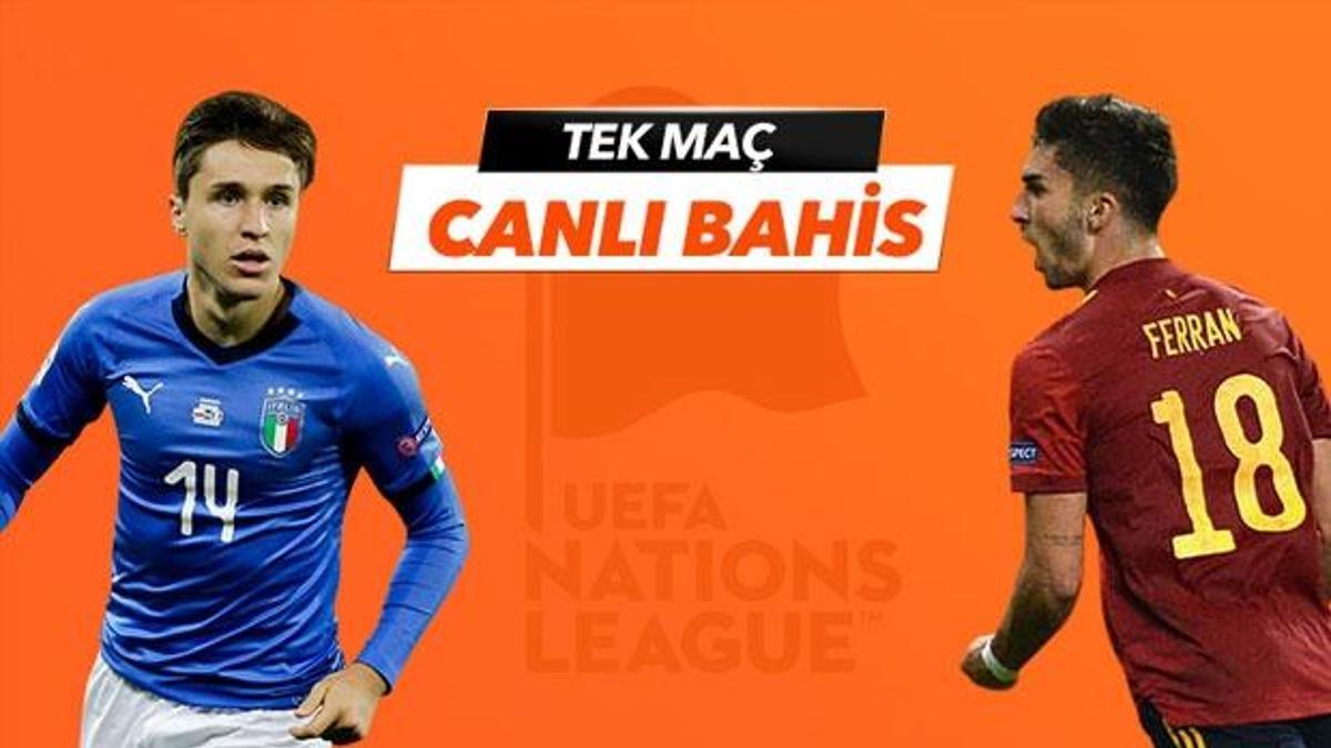 İtalya - İspanya maçı Tek Maç ve Canlı Bahis seçenekleriyle Misli.com’da