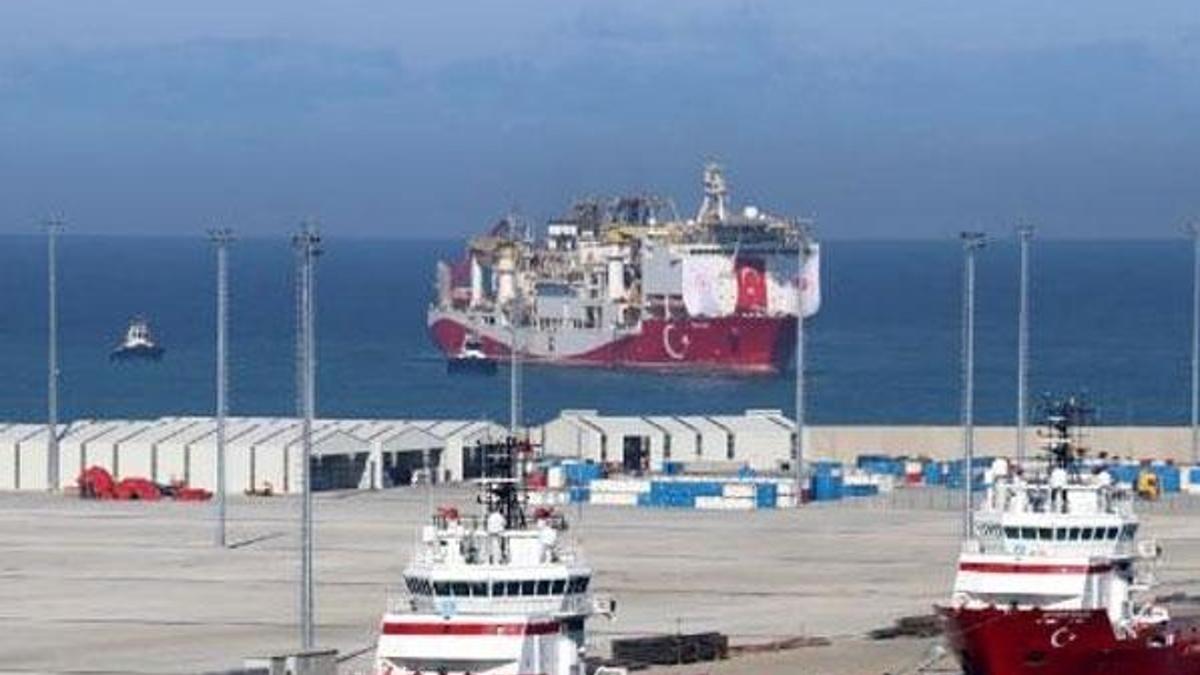 Yavuz sondaj gemisi Karadeniz'de