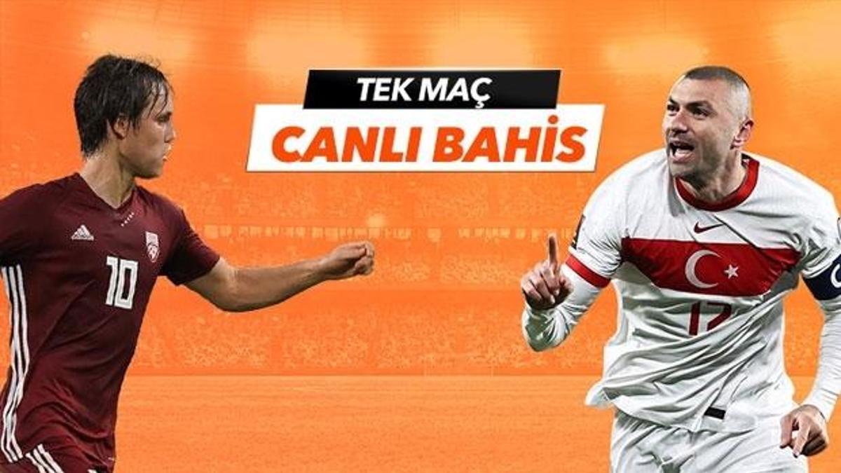 Letonya - Türkiye maçı Tek Maç ve Canlı Bahis seçenekleriyle Misli.com’da