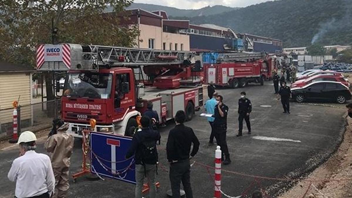 Bursa'da kimya fabrikasında patlama! 1 işçi öldü, 6 işçi yaralandı