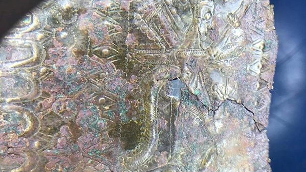 Satala'da Urartu savaşçısının bronz kemeri bulundu