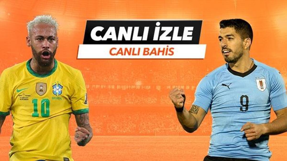 Brezilya - Uruguay maçı Tek Maç ve Canlı Bahis seçenekleriyle Misli.com’da
