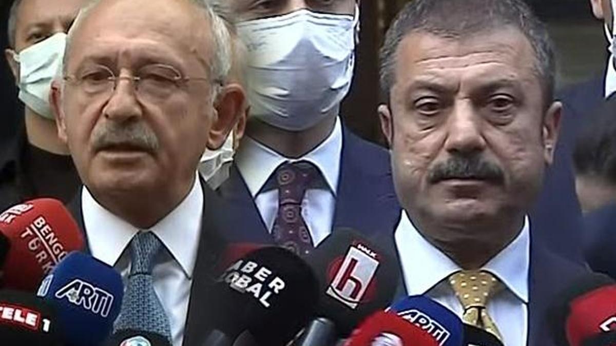 CHP liderinin TCMB ziyareti... Kavcıoğlu ve Kılıçdaroğlu'ndan flaş açıklama