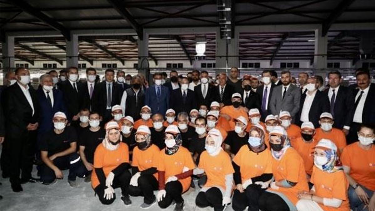 Avrupa'nın en büyük gipe iplik fabrikası Tokat'ta açıldı