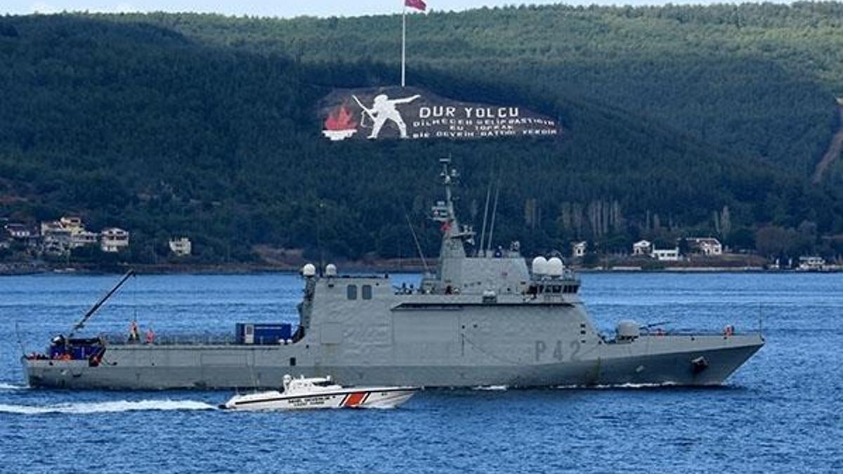 NATO savaş gemileri, 'Nusret-2021 Davet Tatbikatı' için Çanakkale'de