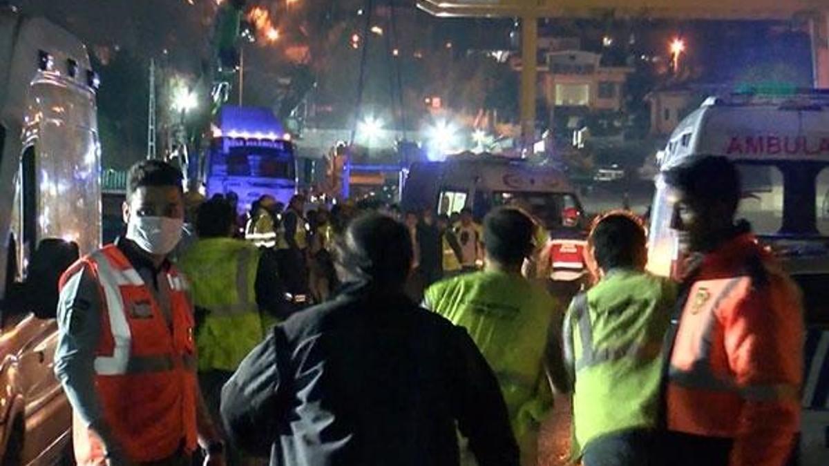 Arnavutköy'de metro inşaatında kaza: 3 işçi yaralı