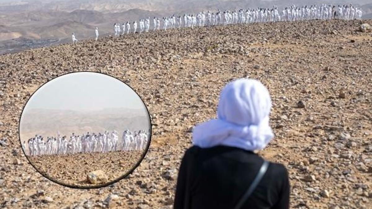 Yüzlerce çıplak model... Görünce şaşkına döndüler! Hepsi böyle yürüdü