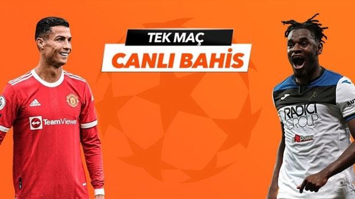 Manchester United - Atalanta maçı Tek Maç ve Canlı Bahis seçenekleriyle Misli.com’da