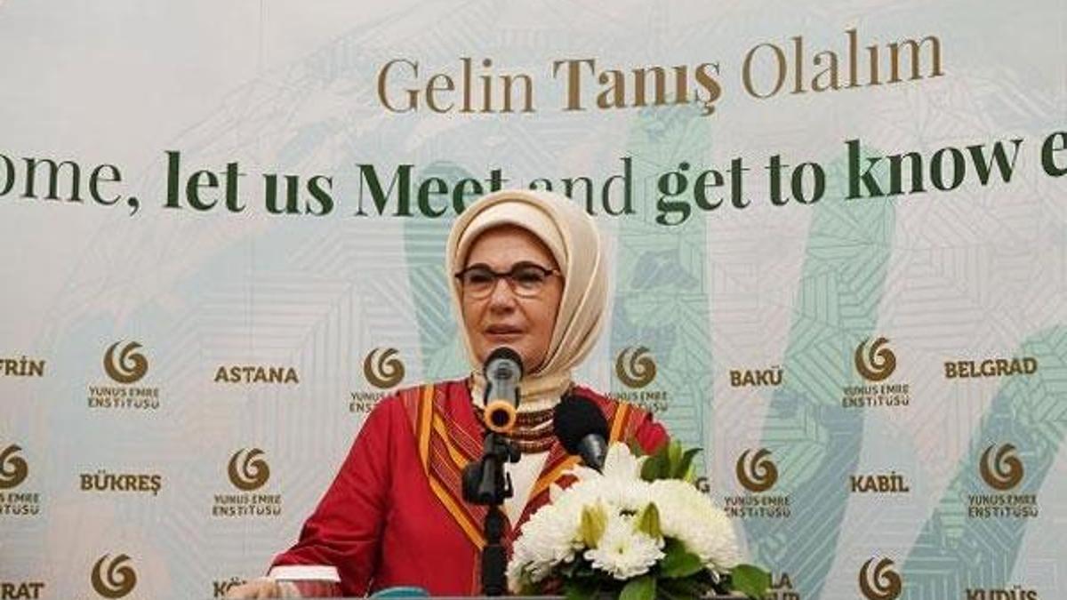 Emine Erdoğan, Abuja Yunus Emre Kültür Merkezi'nin açılışında konuştu