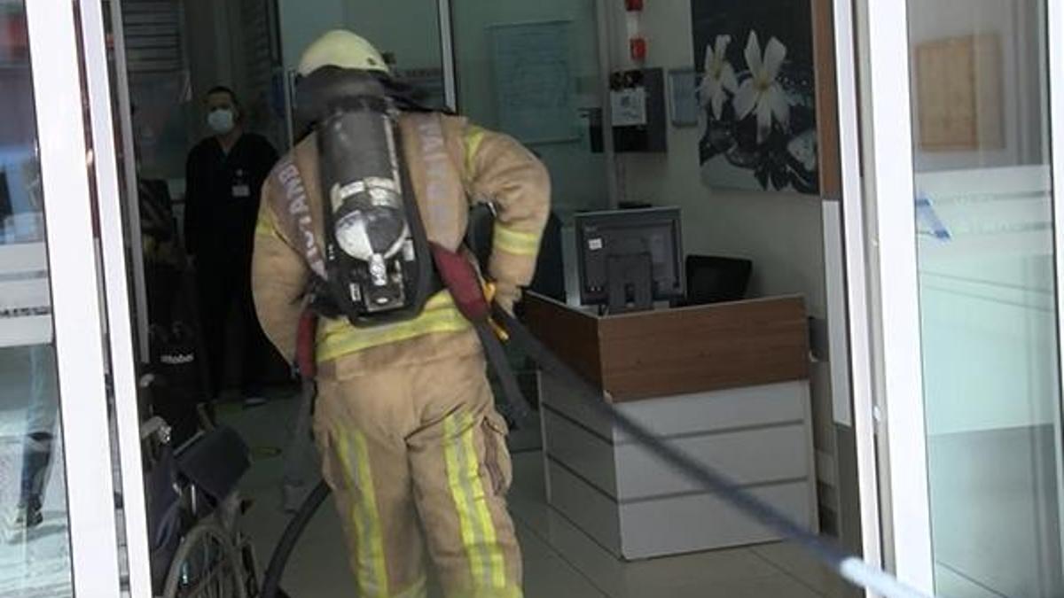 İstanbul'da hastanede yangın! Hastalar tahliye edildi