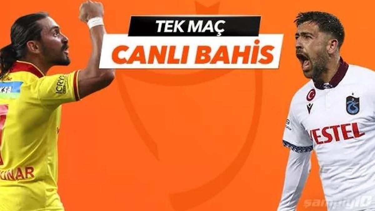 Göztepe - Trabzonspor maçı Tek Maç ve Canlı Bahis seçenekleriyle Misli.com’da