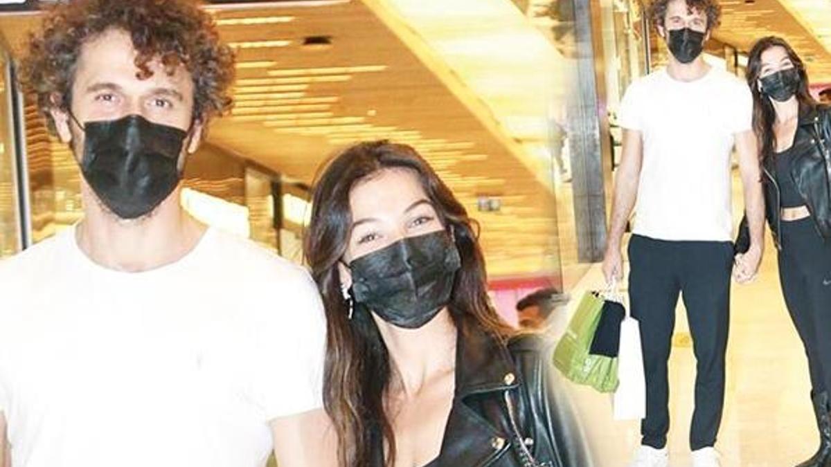Pınar Deniz ve Yiğit Kirazcı el ele