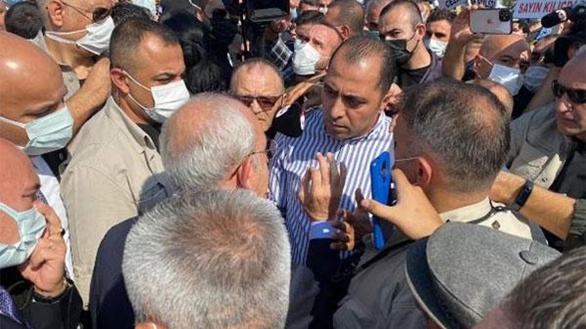 CHP lideri Kılıçdaroğlu'na İzmir'de protesto!