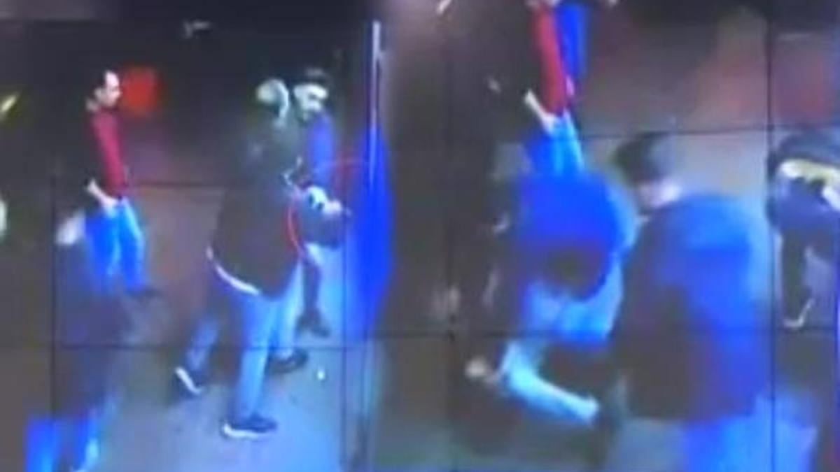 Beyoğlu'nda hareketli anlar! Polis silahlı saldırganın üzerine atladı