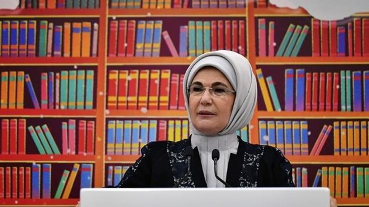 Emine Erdoğan: Kütüphanelerin hayatımızdaki yeri vazgeçilmezdir