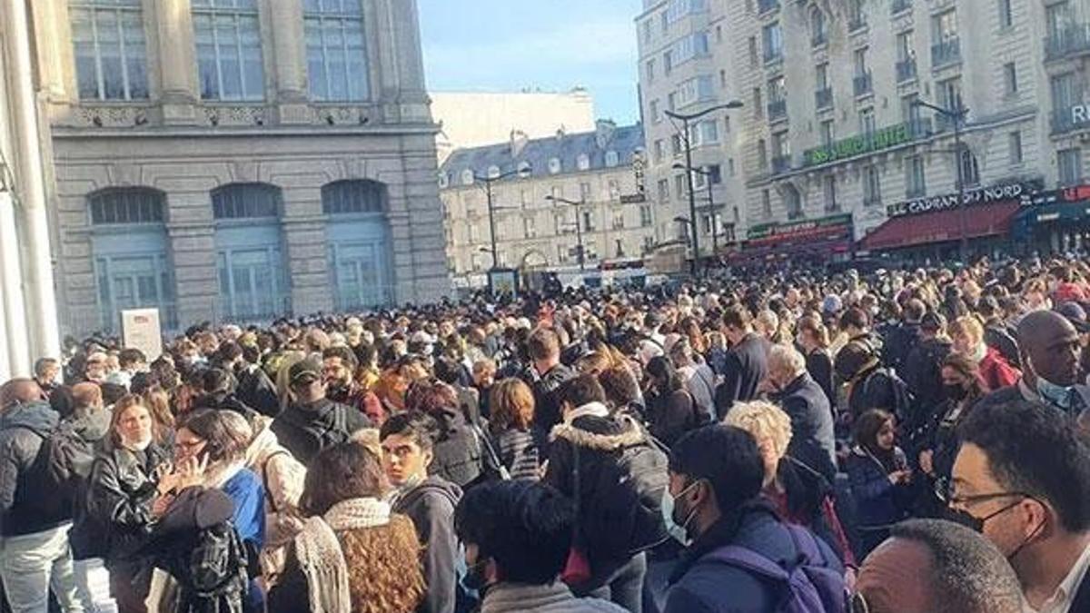 Paris'te bomba alarmı! Tren istasyonu boşaltıldı