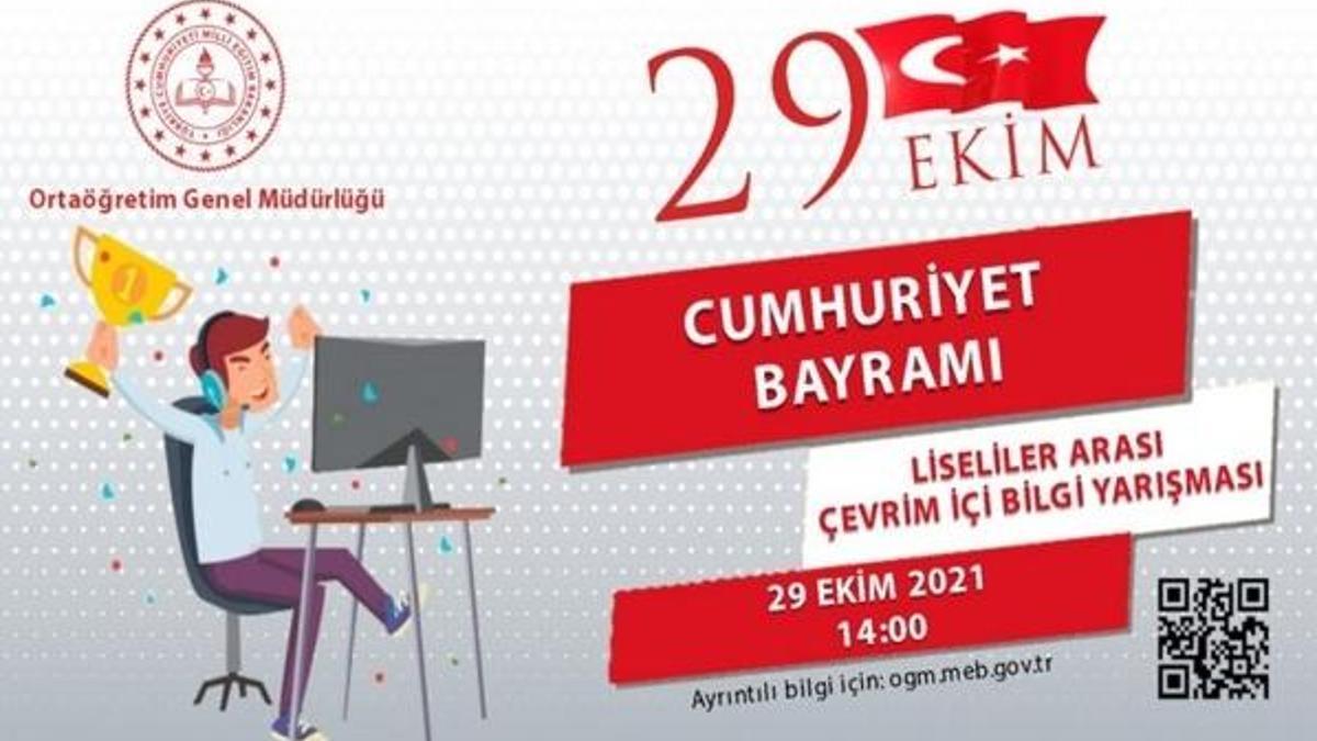 MEB bilgi yarışması saat kaçta? MEB liseler arası bilgi yarışması ödülleri nelerdir, 29 Ekim bilgi yarışması başvurusu nasıl yapılır?
