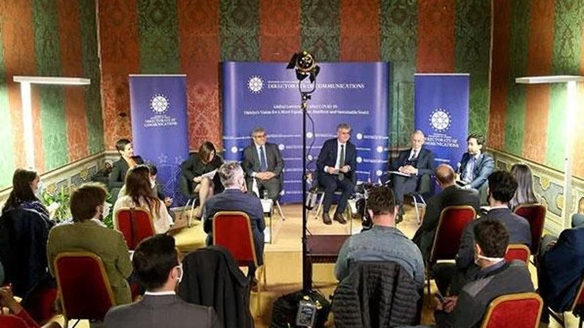 İletişim Başkanlığı'ndan Roma'da 'Kovid-19 Sonrası Küresel Yönetişim' paneli