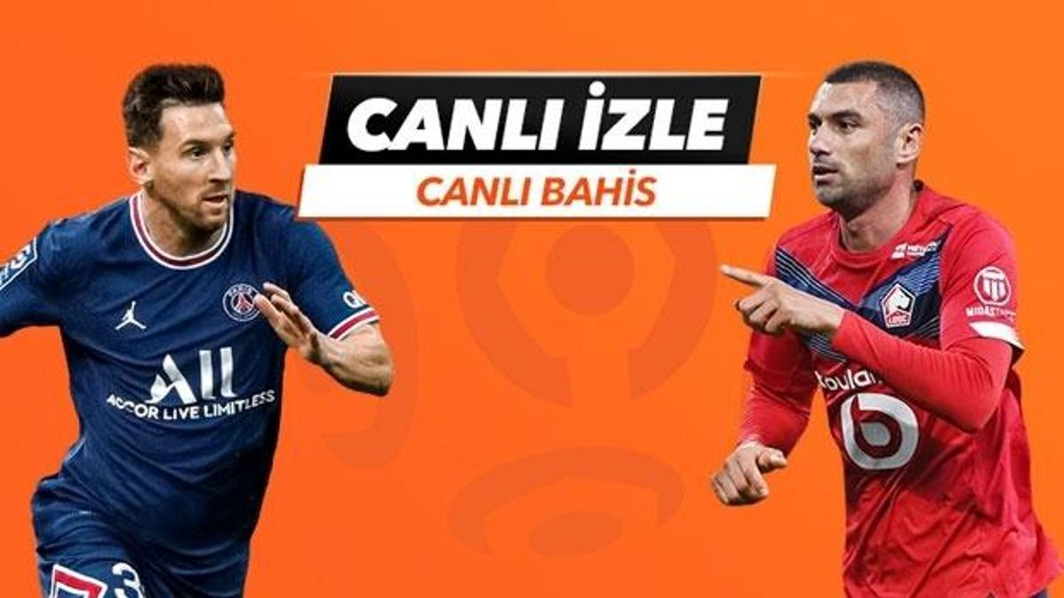 PSG - Lille maçı Tek Maç ve Canlı Bahis seçenekleriyle Misli.com’da
