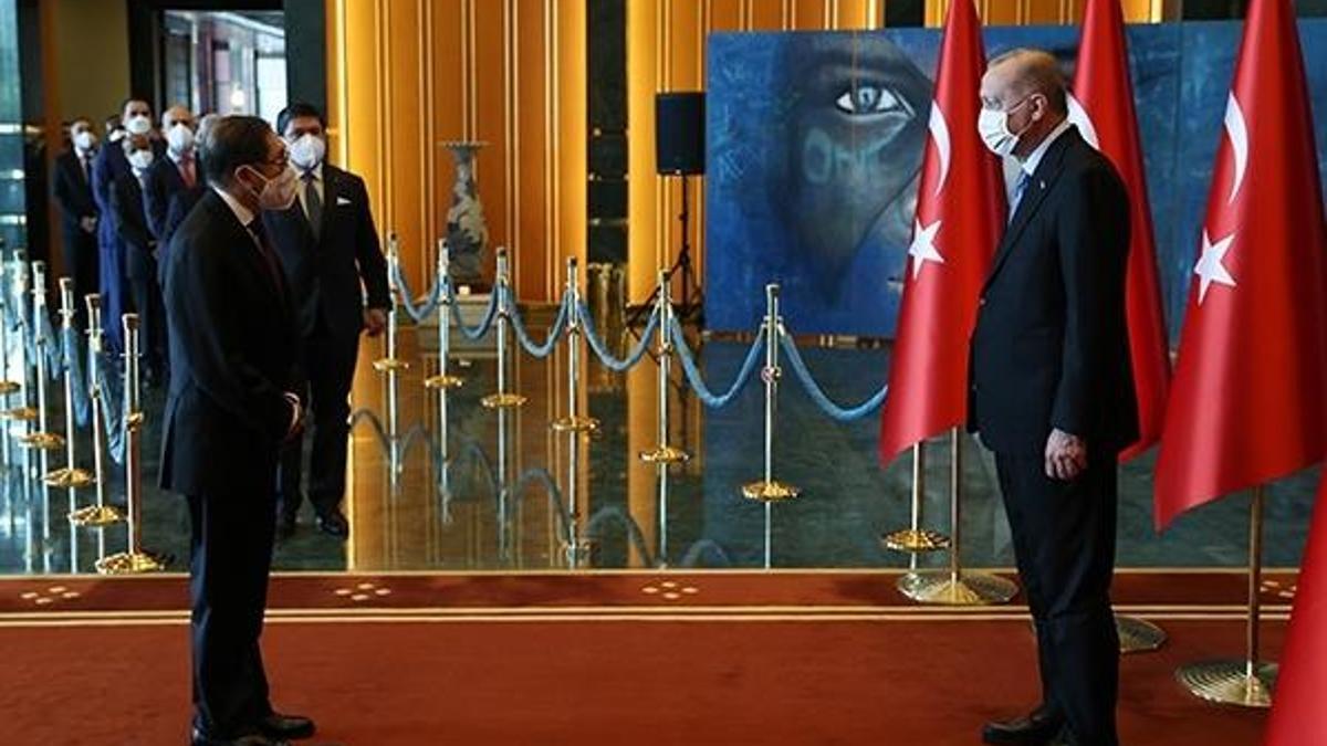 Cumhurbaşkanı Erdoğan, Cumhuriyet Bayramı tebriklerini kabul etti