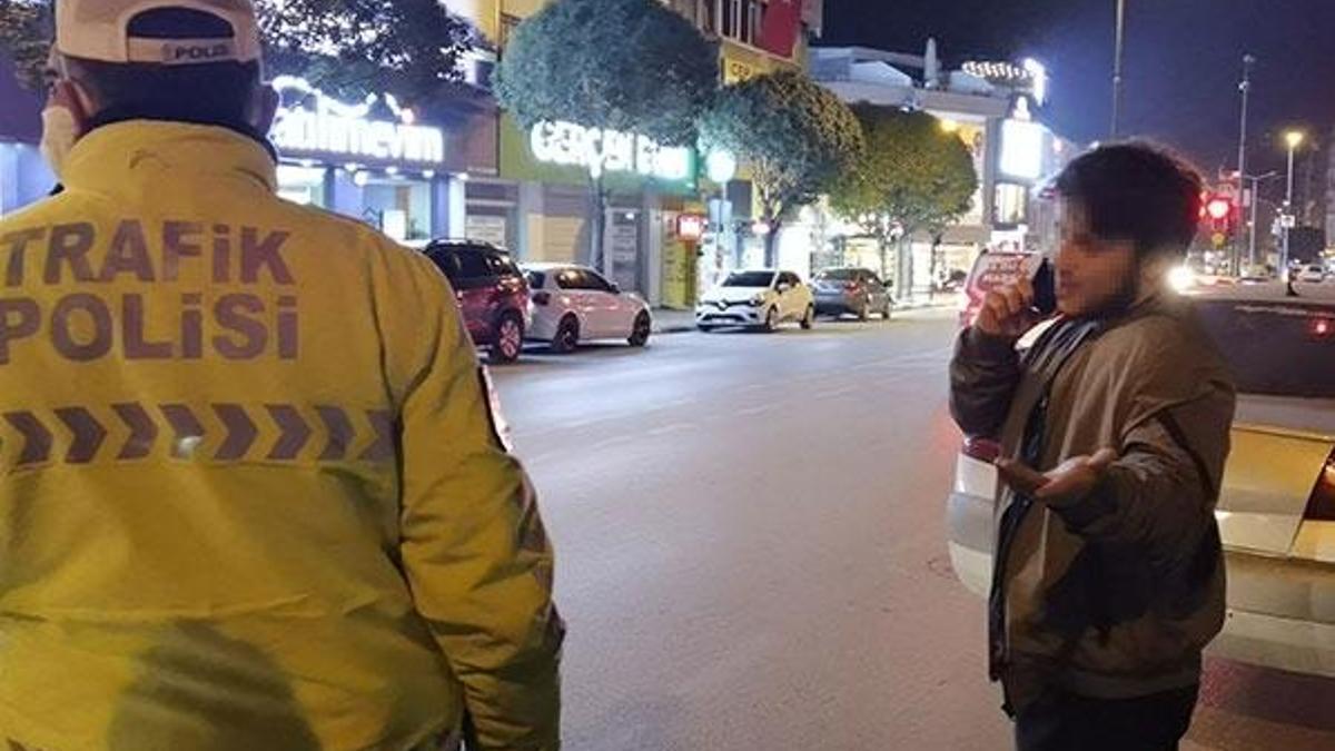 Alkollü yakalanan sürücü: Alkol kullanmam, sabah protein tozu içtim