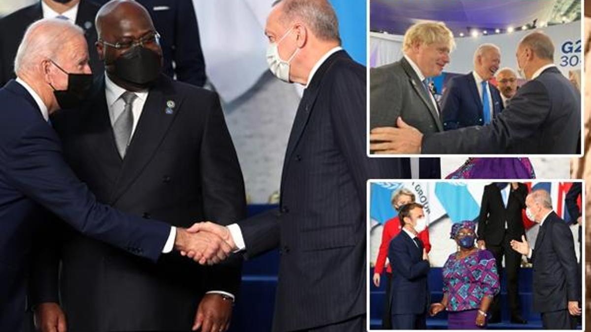 Cumhurbaşkanı Erdoğan-Biden görüşmesine ilişkin flaş açıklama! Zirveden dikkat çeken kareler