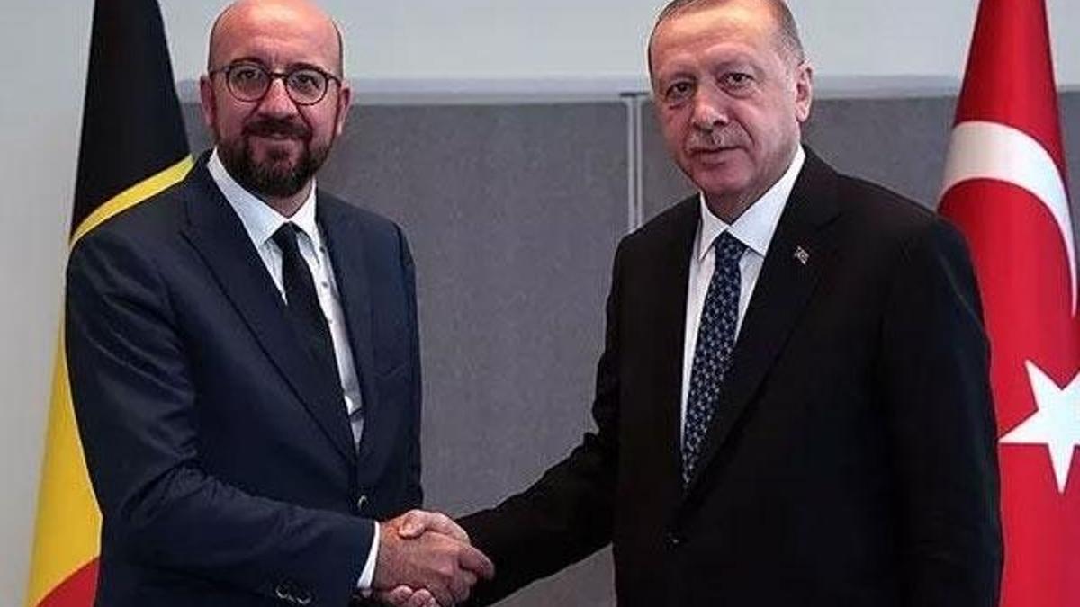 Cumhurbaşkanı Erdoğan, AB Konseyi Başkanı ile görüştü