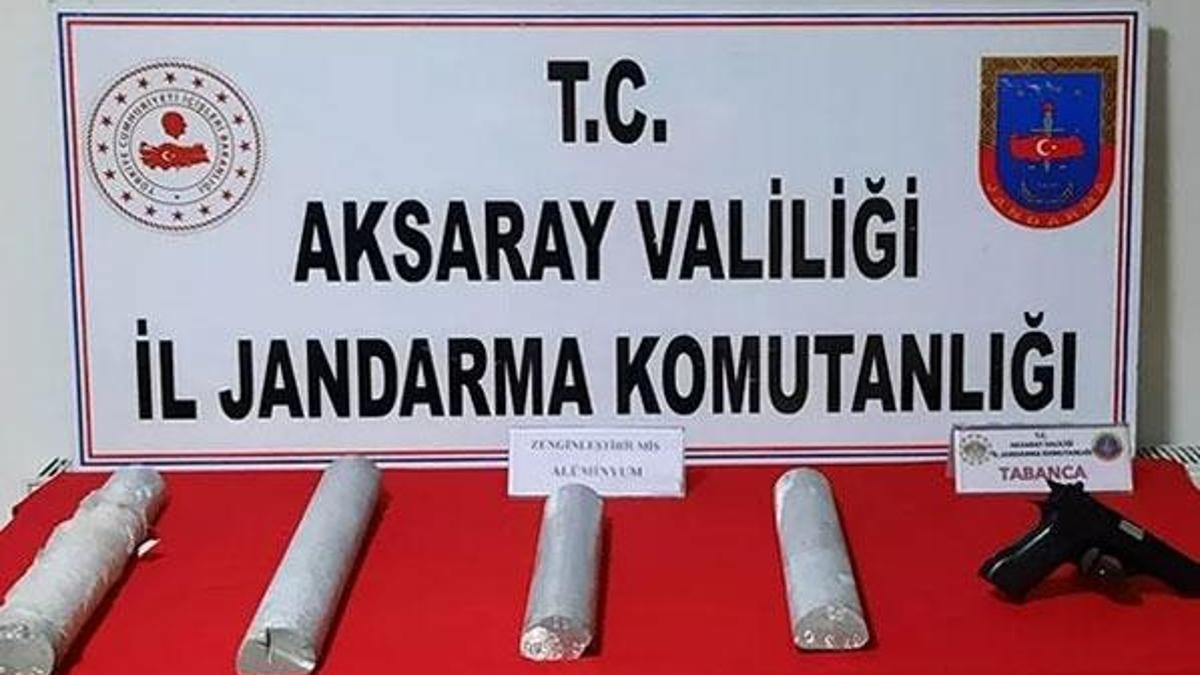 Değeri tam 49 milyon lira! Aksaray'da saf alüminyum ele geçirildi...