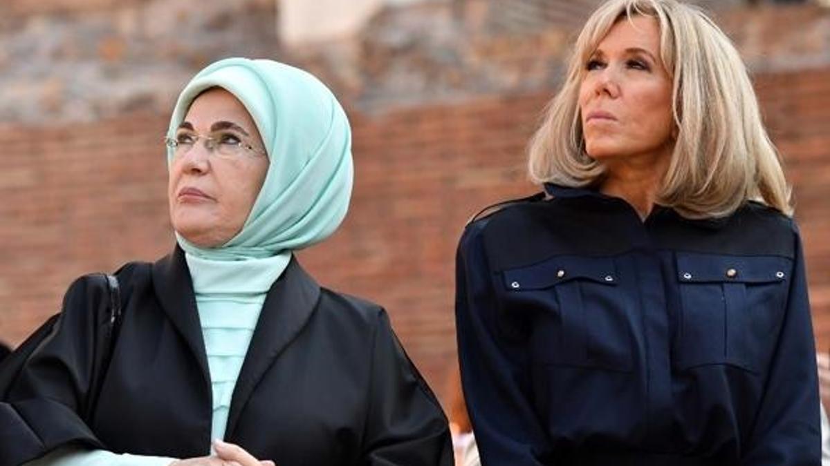 G-20'de Türkiye-Fransa arasında 'First Lady' diplomasisi!