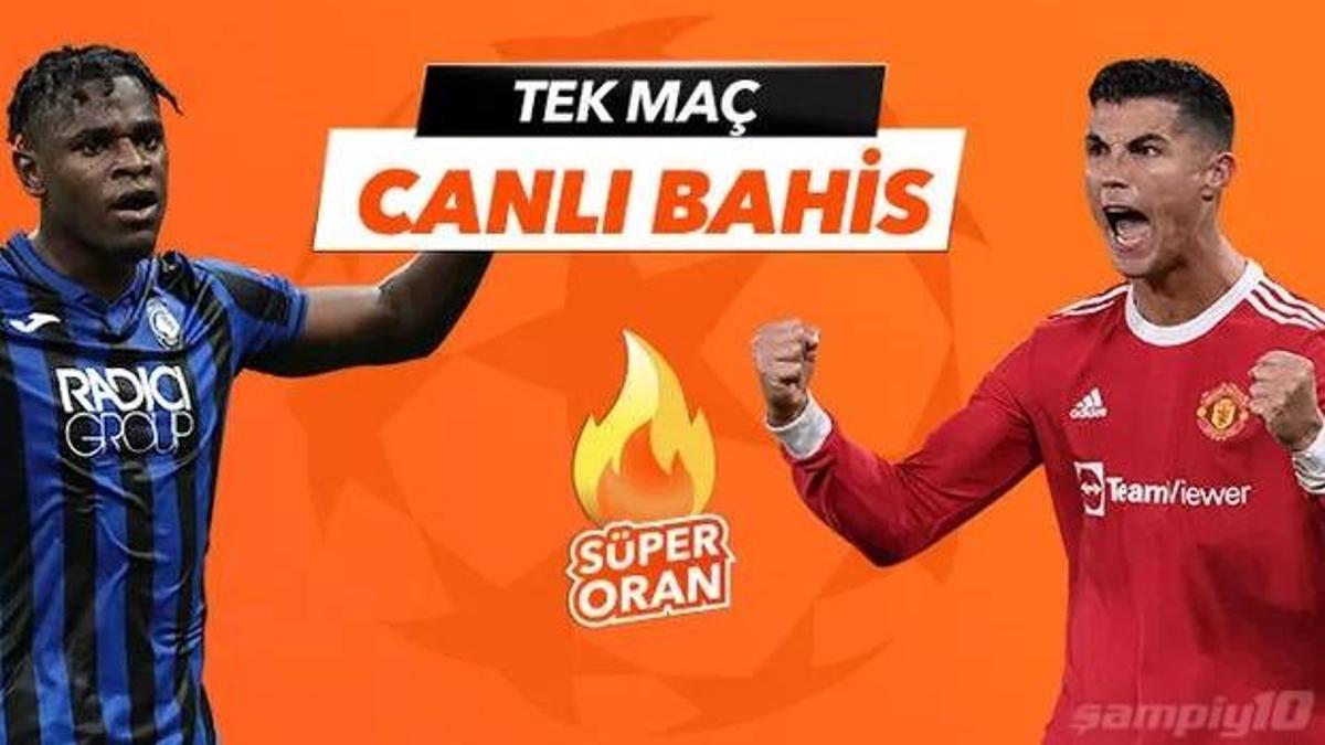 Atalanta - Manchester United maçı Tek Maç ve Canlı Bahis seçenekleriyle Misli.com’da
