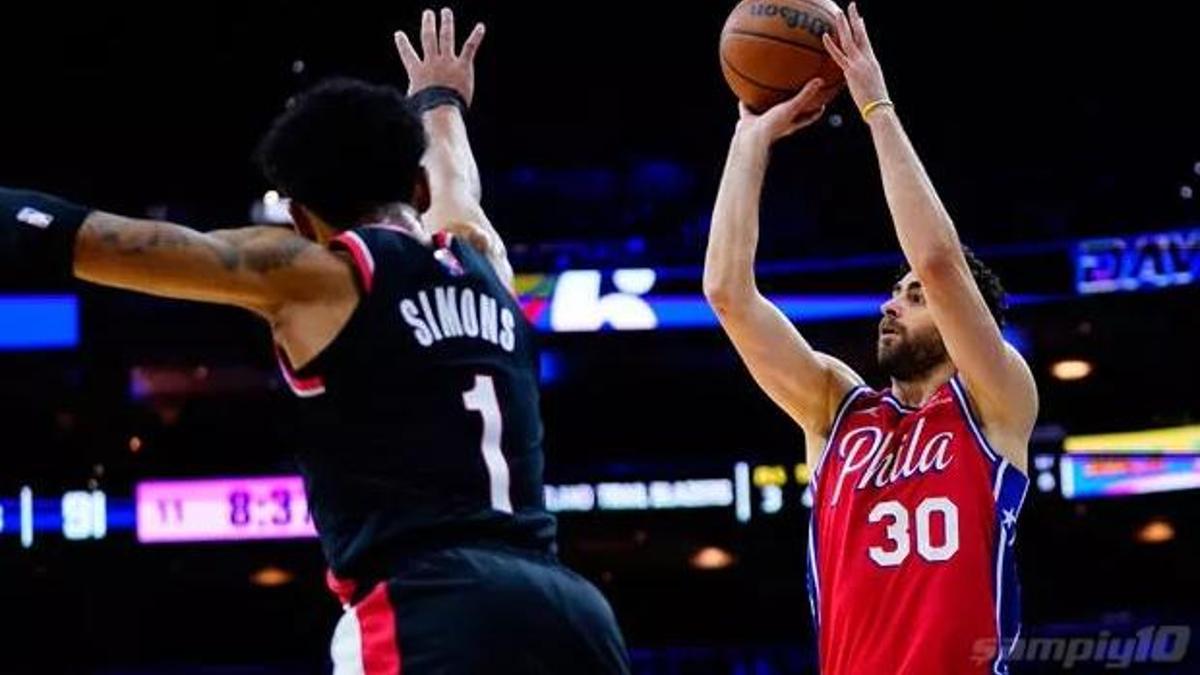 Furkan Korkmaz 15 sayı, 5 asist!