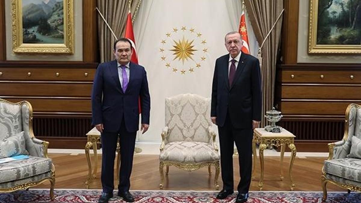 Cumhurbaşkanı Erdoğan, Türk Konseyi Genel Sekreteri Amreyev'i kabul etti