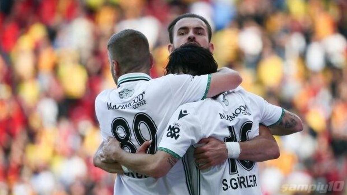 Göztepe 10 kişi kaldı Konyaspor 3'te 3 yaptı