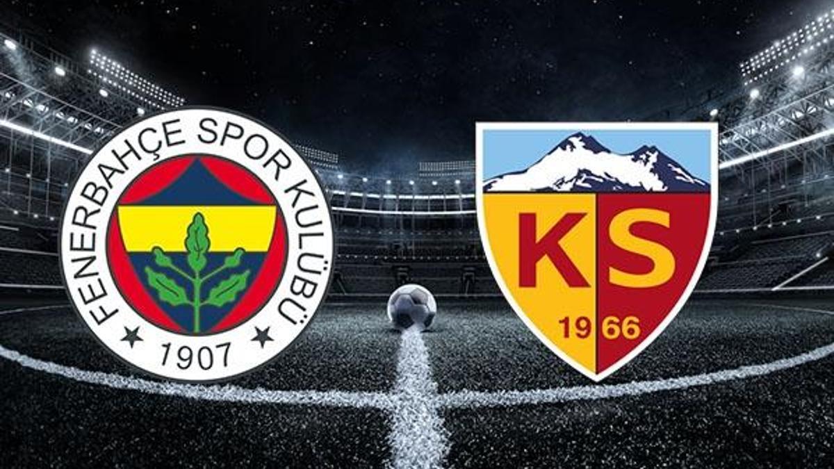 Fenerbahçe Kayserispor maçı saat kaçta, hangi kanalda? Fenerbahçe Kayseri maçı muhtemel 11’leri