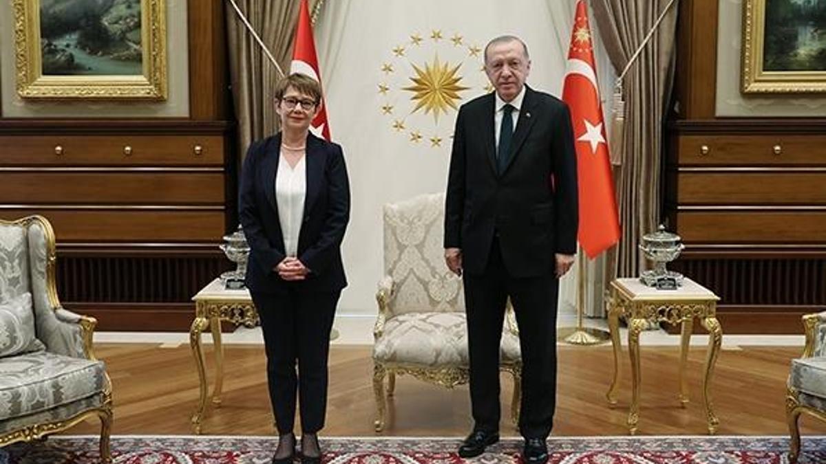 Cumhurbaşkanı Erdoğan, EBRD Başkanı Renaud-Basso'yu kabul etti