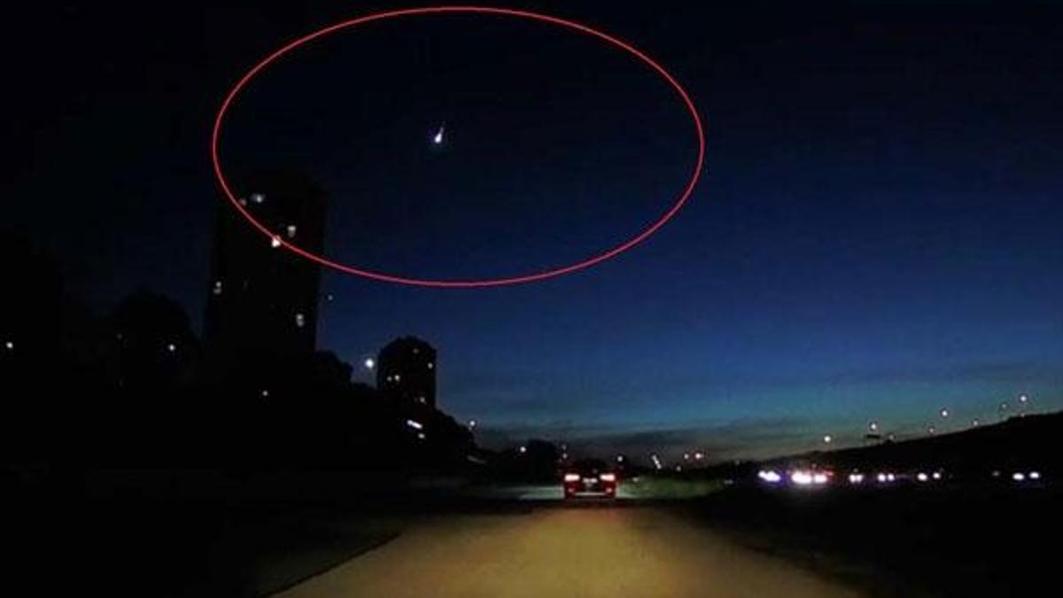 Ankara'da heyecan ve korku dolu anlar! Merak uyandıran ışık hüzmesi bir çok ilden görüldü...