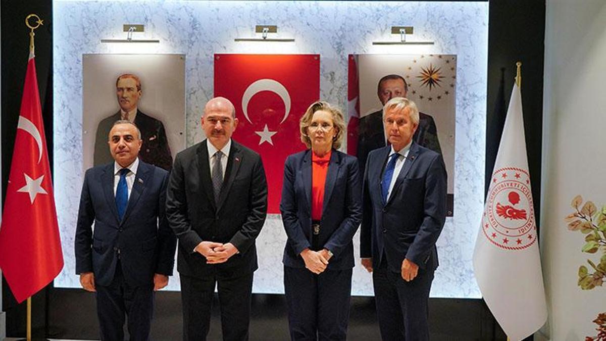 Bakan Soylu, AGİTPA Başkanı Cederfelt ile görüştü