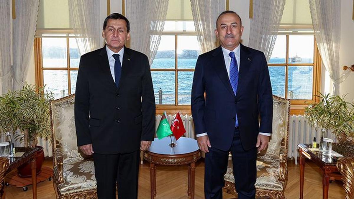 Bakan Çavuşoğlu Türkmenistan Dışişleri Bakanı ile görüştü