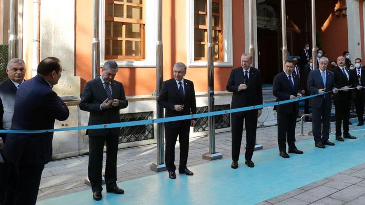 Cumhurbaşkanı Erdoğan, Türk Konseyi Genel Sekreterliği binasının resmi açılışını yaptı