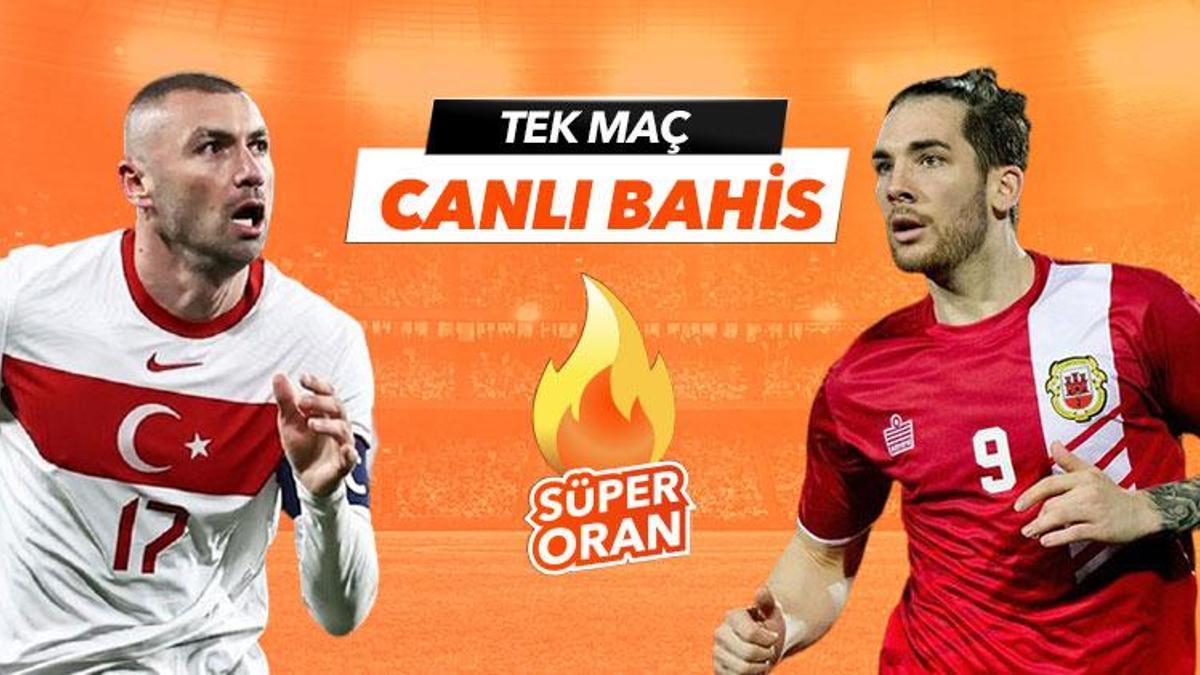 Türkiye - Cebelitarık maçı Tek Maç ve Canlı Bahis seçenekleriyle Misli.com’da