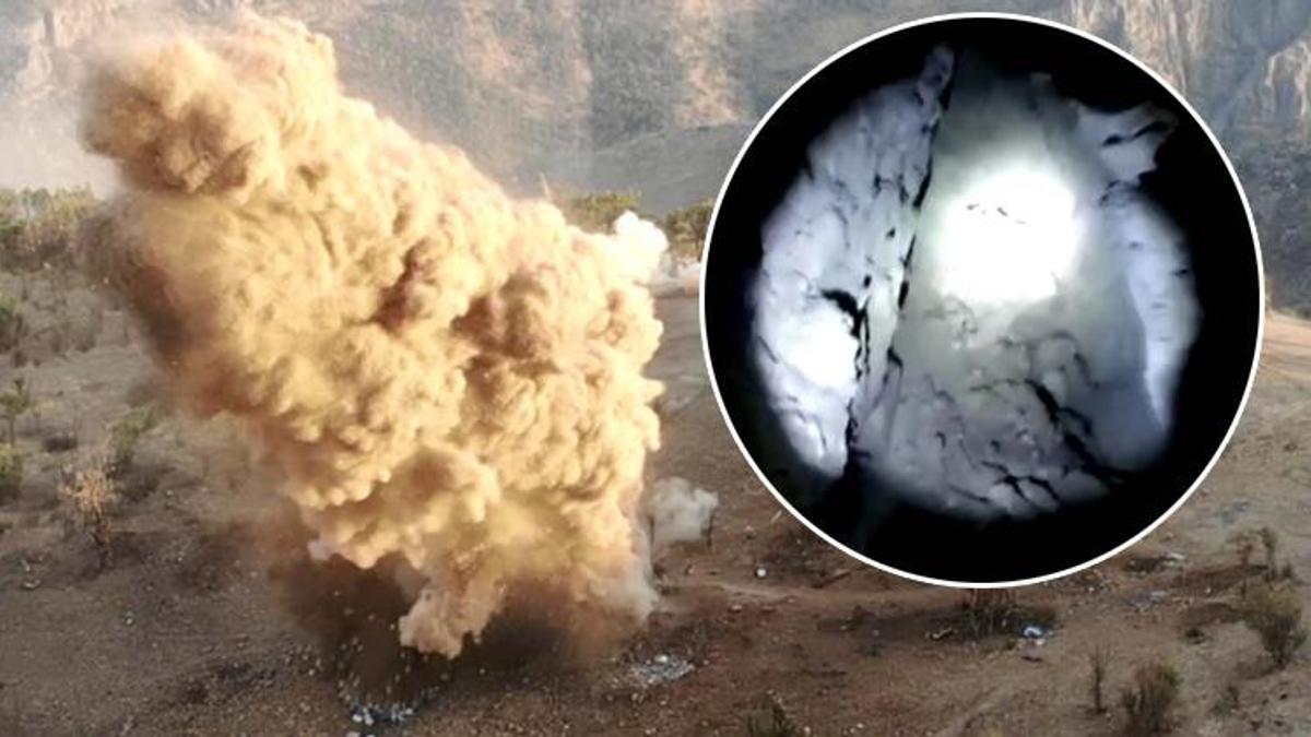 'Teröristlerin inlerine' girildi! Şok eden görüntüler, hepsi öldürüldü