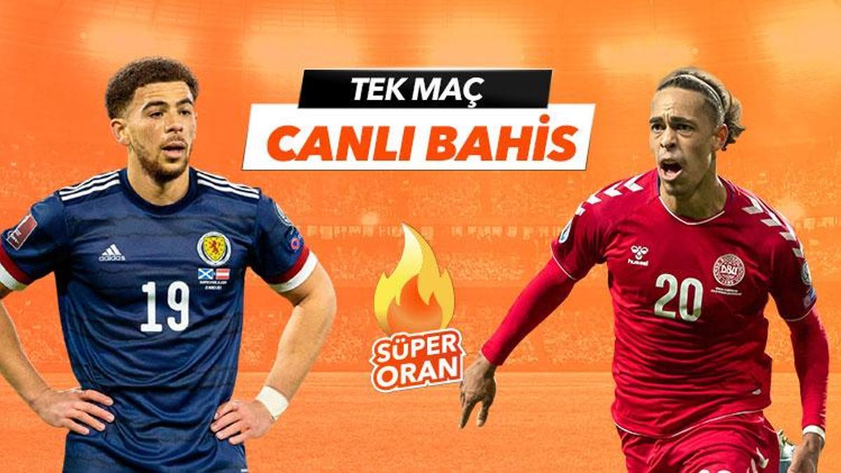 İskoçya - Danimarka maçı Tek Maç ve Canlı Bahis seçenekleriyle Misli.com’da
