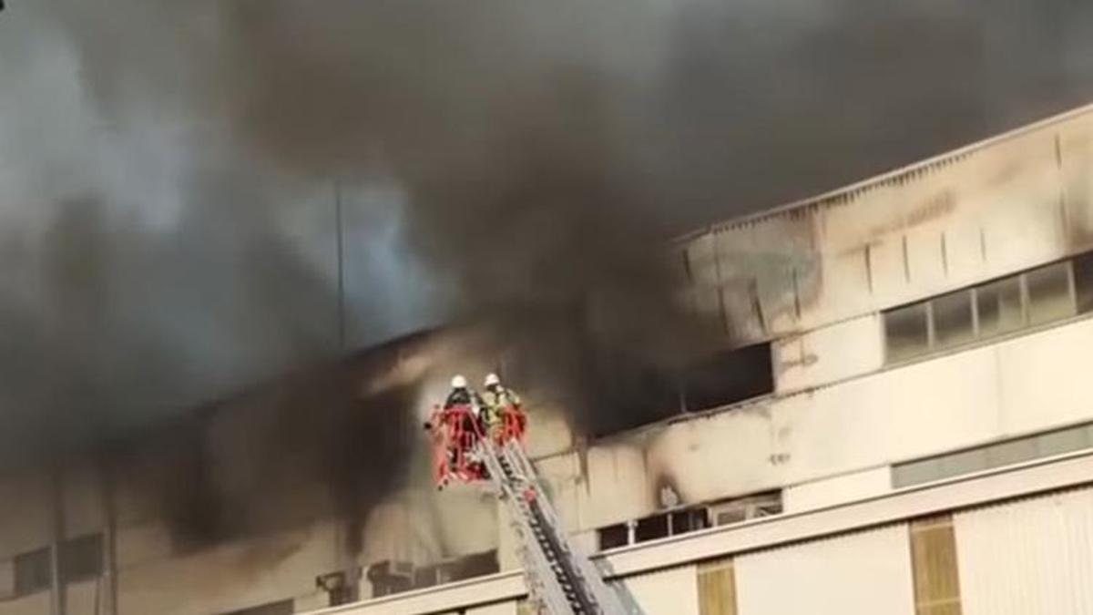 Bursa'da fabrika yangını!