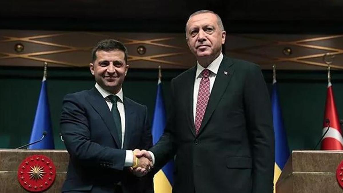 Cumhurbaşkanı Erdoğan, Ukrayna Devlet Başkanı Zelenski ile görüştü